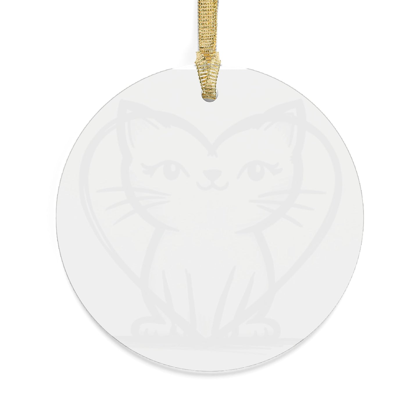 🐱 Minimalist Cat Acrylic Ornament – The Perfect Decoration for Every Space!